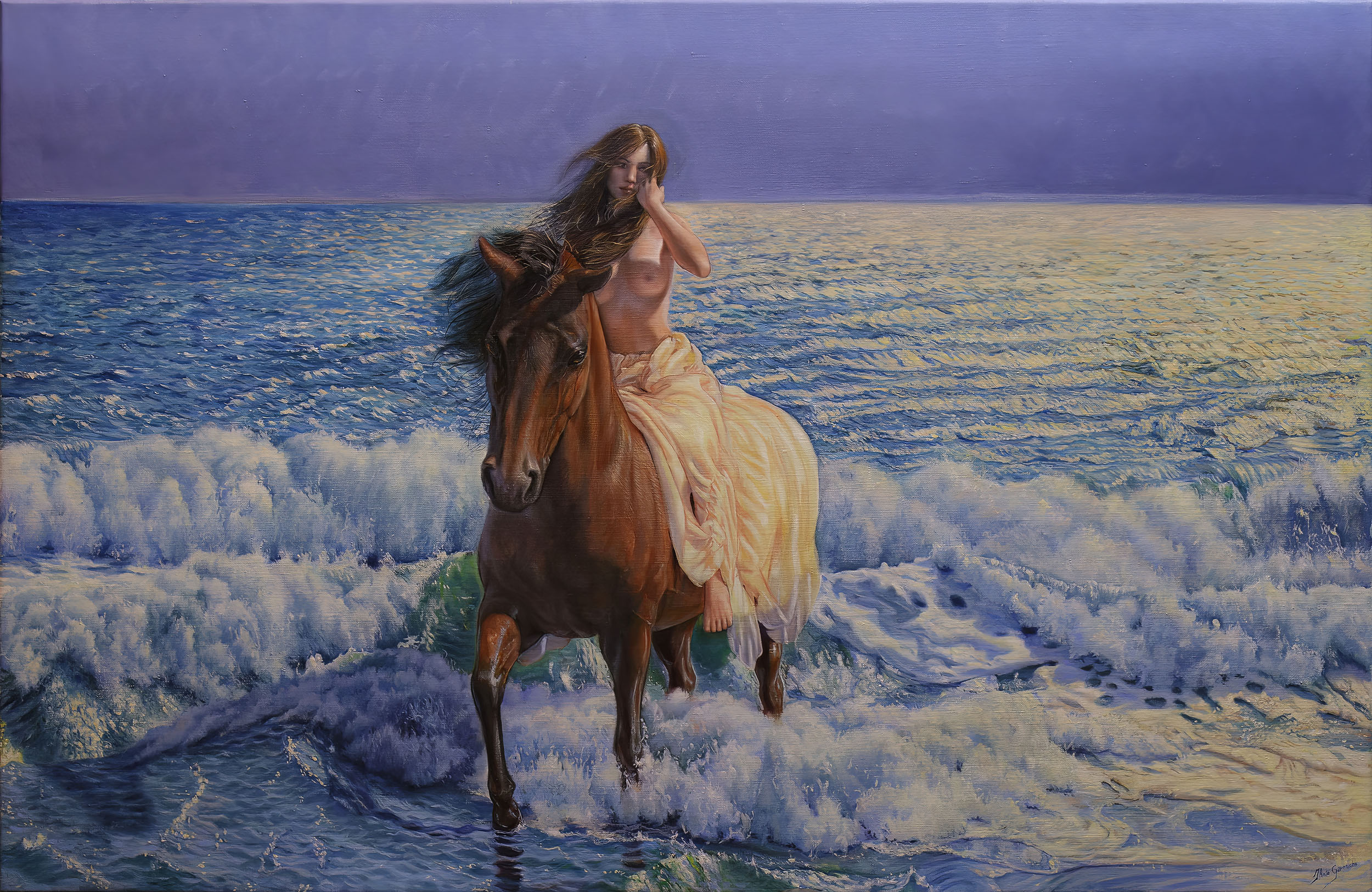Paseo entre olas