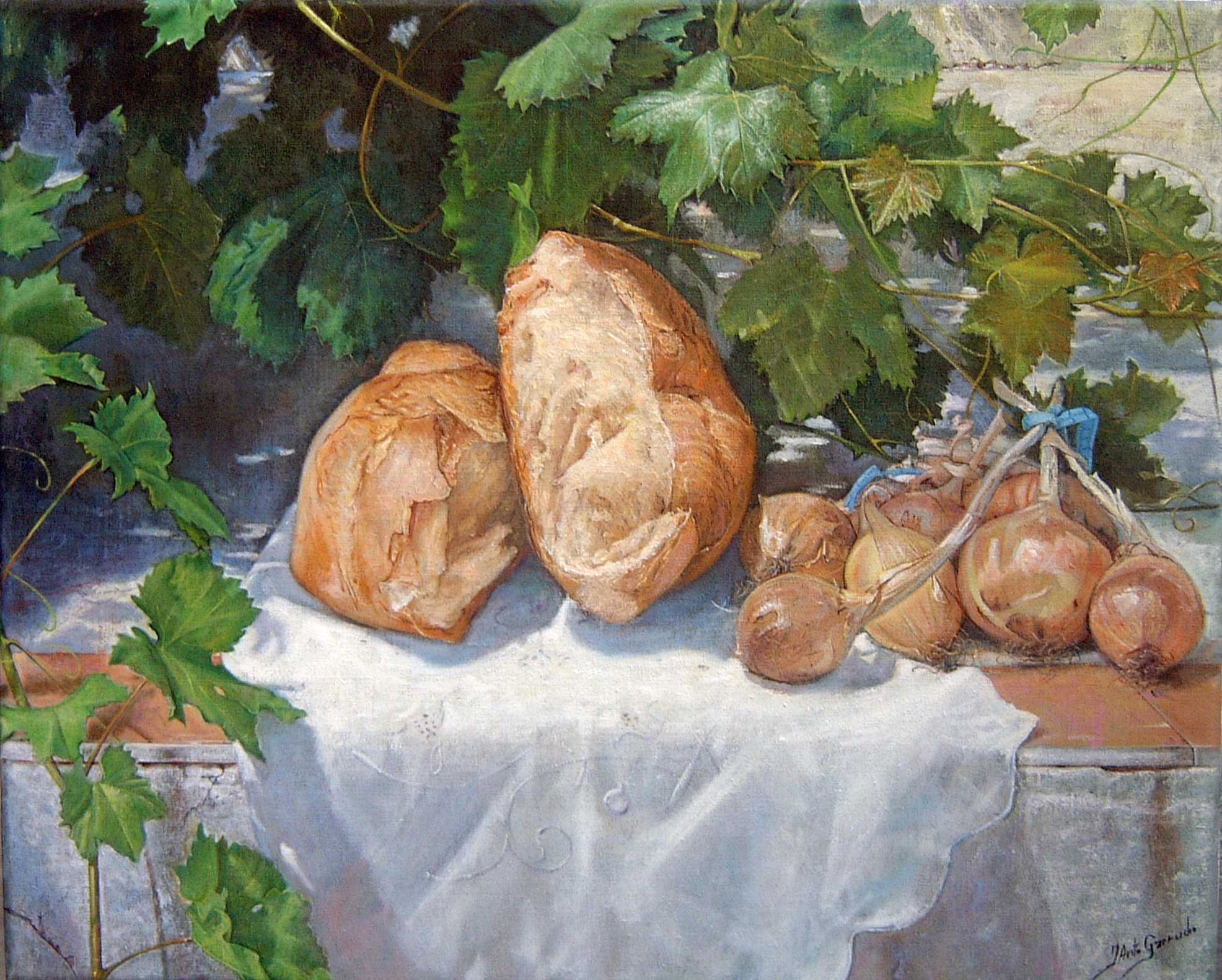 Pan y cebollas